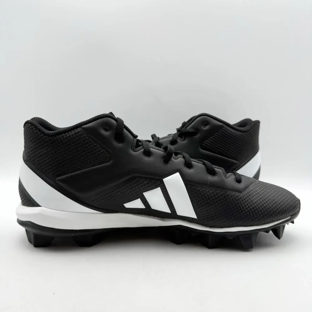 Adidas Mens Adizero Impact.2 MD Football Cleats Size 11 Black White Athletic EUC